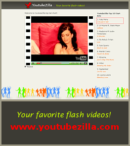 Ваше любимое флэш видео! www.youtubezilla.com